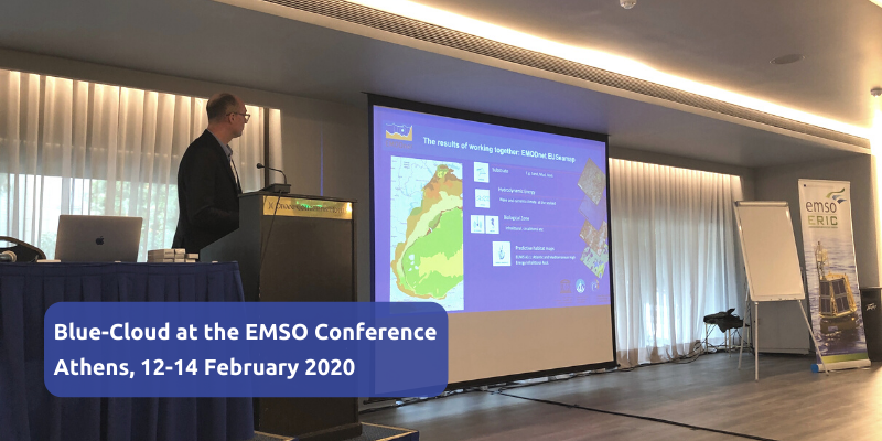 blue cloud at the EMSO conference