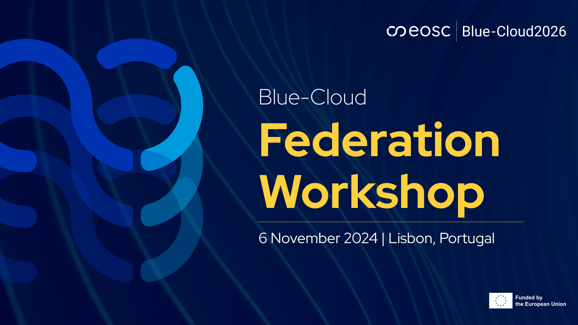 Blue-Cloud first federation workshop banner