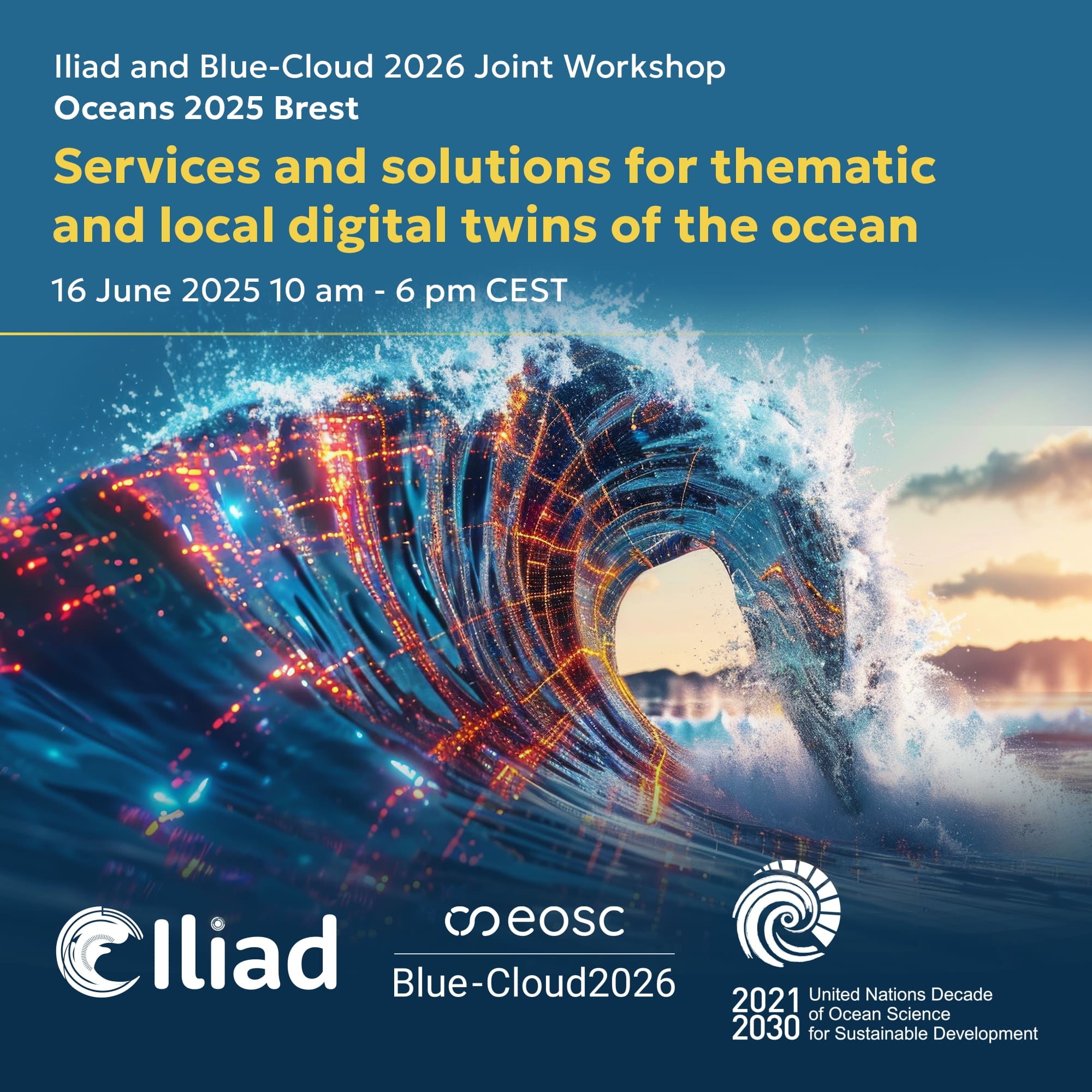 iliad & blue-cloud second federation workshop banner