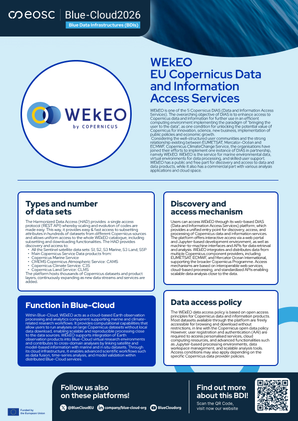 WEkEO Factsheet