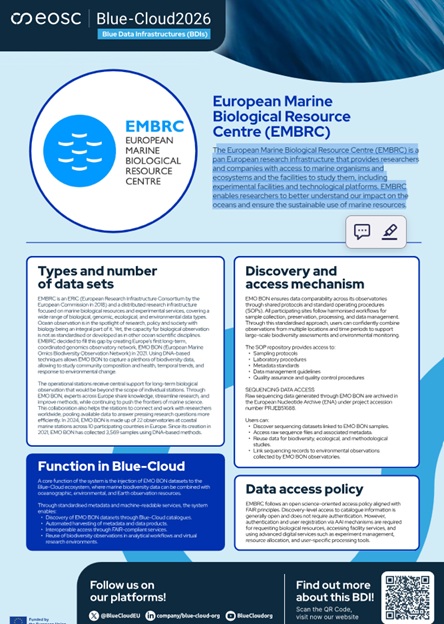 EMBRC factsheet
